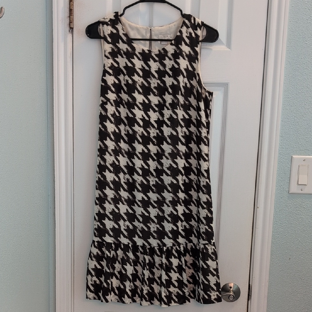 J. Crew Monochrome Patterned Dress